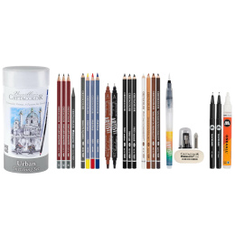 Cretacolor Urban Sketching Set 22 pièces dans le groupe Stylos / Crayons d'artistes / Crayons à croquis chez Pen Store (135649)