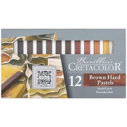 Pastels durs Brun/Rouge set de 12 dans le groupe Matériels d'artistes / Craie et Graphite / Craies pastel chez Pen Store (135651)