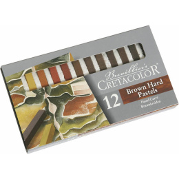 Pastels durs Brun/Rouge set de 12 dans le groupe Matériels d'artistes / Craie et Graphite / Craies pastel chez Pen Store (135651)