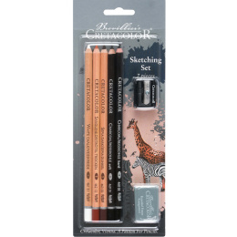 Set d'esquisse 7 pièces dans le groupe Matériels d'artistes / Craie et Graphite / Fusain et crayons fusains chez Pen Store (135652)