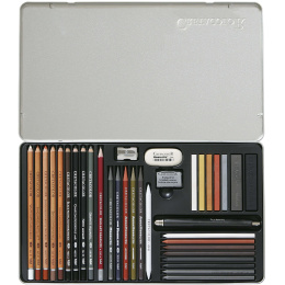 Ultimo Ensemble de dessin 35 pièces dans le groupe Matériels d'artistes / Craie et Graphite / Graphite et crayon à papier chez Pen Store (135653)