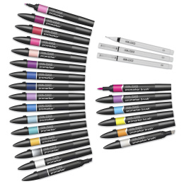 Promarker Modern Lettering Wallet Lot de 25 dans le groupe Stylos / Crayons d'artistes / Feutres d'illustrations chez Pen Store (135657)