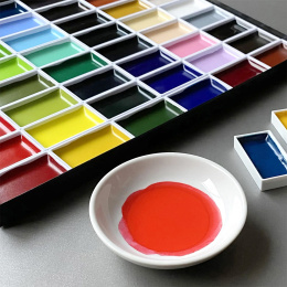 Gansai Tambi Aquarelle Lot de 18 dans le groupe Matériels d'artistes / Couleurs de l'artiste / Peinture aquarelle / Aquarelle en godet chez Pen Store (135660)