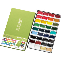 Gansai Tambi Aquarelle Lot de 36 dans le groupe Matériels d'artistes / Couleurs de l'artiste / Peinture aquarelle / Aquarelle en godet chez Pen Store (135661)