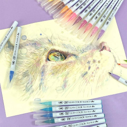 Clean Color Real Brush Illustration 1 set Lot de 8 dans le groupe Stylos / Crayons d'artistes / Feutres pinceaux chez Pen Store (135665)