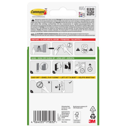 Command crochet pour suspension de cadre dans le groupe Loisirs créatifs / Organiser / Cadres / Système de suspension pour cadres chez Pen Store (135682)