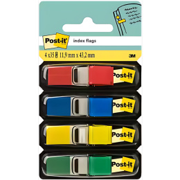 Onglets Post-it Index 11,9 x 43,1 mm 4 couleurs Set 1 dans le groupe Papiers & Blocs / Écrire et consigner / Post-it et blocs-notes chez Pen Store (135697)