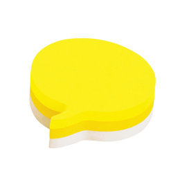 Post-it 70x70 Bulle de dialogue jaune/blanche dans le groupe Papiers & Blocs / Écrire et consigner / Post-it et blocs-notes chez Pen Store (135709)