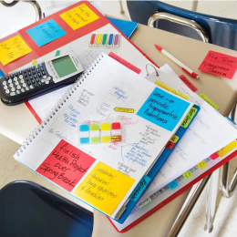 Post-it Super Sticky 76x127 Mélange de couleurs Playful pack de 6 dans le groupe Papiers & Blocs / Écrire et consigner / Post-it et blocs-notes chez Pen Store (135720)