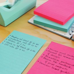 Post-it Super Sticky 101 x 152 mm Mélange de couleurs Carnival Ligné pack de 3 dans le groupe Papiers & Blocs / Écrire et consigner / Post-it et blocs-notes chez Pen Store (135725)