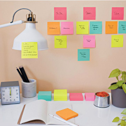 Post-it Super Sticky 76x127 Mélange de couleurs Cosmic pack de 6 dans le groupe Papiers & Blocs / Écrire et consigner / Post-it et blocs-notes chez Pen Store (135732)