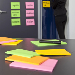 Post‑it Super Sticky 152×101 Meeting mélange de couleurs fluo pack de 4 dans le groupe Papiers & Blocs / Écrire et consigner / Post-it et blocs-notes chez Pen Store (135734)
