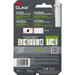 Claw Crochet pour cadre sur plaque de plâtre 11 kg lot de 4 dans le groupe Loisirs créatifs / Organiser / Cadres / Système de suspension pour cadres chez Pen Store (135736)