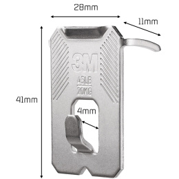Claw Crochet pour cadre sur plaque de plâtre 20 kg lot de 2 dans le groupe Loisirs créatifs / Organiser / Cadres / Système de suspension pour cadres chez Pen Store (135737)