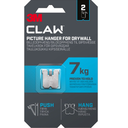 Claw Crochet pour cadre sur plaque de plâtre 7 kg lot de 2 dans le groupe Loisirs créatifs / Organiser / Cadres / Système de suspension pour cadres chez Pen Store (135740)