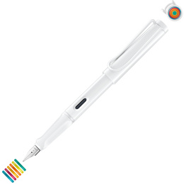 Safari All White Set Medium dans le groupe Stylos / Stylo haute de gamme / Stylo à plume chez Pen Store (135752)