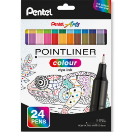 Pointliner Colour Lot de 24 dans le groupe Stylos / Crayons d'artistes / Feutres chez Pen Store (135773)