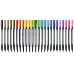 Pointliner Colour Lot de 24 dans le groupe Stylos / Crayons d'artistes / Feutres chez Pen Store (135773)
