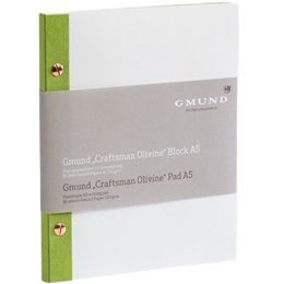 Craftsman Sketchbook A5 - Olivine dans le groupe Papiers & Blocs / Bloc Artiste / Cahiers d'esquisses chez Pen Store (135791)