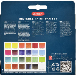 Inktense Peinture aquarelle 24 demi-godets dans le groupe Matériels d'artistes / Couleurs de l'artiste / Peinture aquarelle / Aquarelle en godet chez Pen Store (135795)