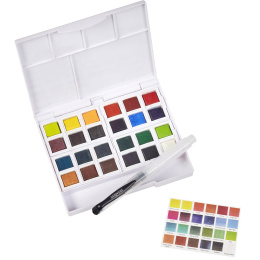 Inktense Peinture aquarelle 24 demi-godets dans le groupe Matériels d'artistes / Couleurs de l'artiste / Peinture aquarelle / Aquarelle en godet chez Pen Store (135795)