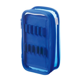 Trousse Transparent Bleue dans le groupe Stylos / Accessoires Crayons / Trousses chez Pen Store (135797)