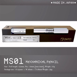 Porte-mine MS01 0,5 mm Argent dans le groupe Stylos / Écrire / Porte-mines chez Pen Store (135822)