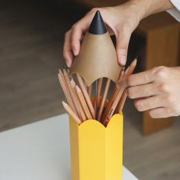 Porte-stylo Crayon à papier Jaune dans le groupe Loisirs créatifs / Organiser / Bureau à domicile chez Pen Store (135848)
