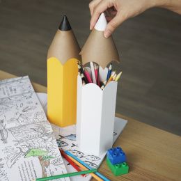 Porte-stylo Crayon à papier Blanc dans le groupe Loisirs créatifs / Organiser / Bureau à domicile chez Pen Store (135849)