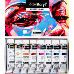 PRIMAcryl Peinture acrylique 8 x 60 ml, set Fabian Utta dans le groupe Matériels d'artistes / Couleurs de l'artiste / Peinture acrylique chez Pen Store (136013)