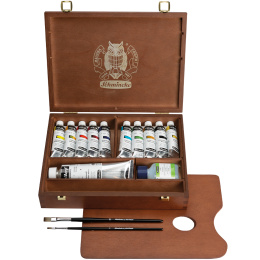 PRIMAcryl Peinture acrylique Wooden Box set dans le groupe Matériels d'artistes / Couleurs de l'artiste / Peinture acrylique chez Pen Store (136014)