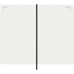 Calendrier 12M Daily 2026 Softcover Large Black dans le groupe Papiers & Blocs / Calendriers et agendas / Calendriers 12 mois chez Pen Store (136082)