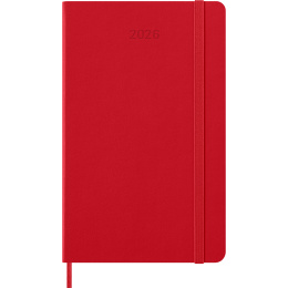 Calendrier 12M Daily 2026 Hardcover Large Red dans le groupe Papiers & Blocs / Calendriers et agendas / Calendriers 12 mois chez Pen Store (136084)