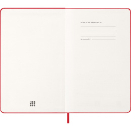 Calendrier 12M Daily 2026 Hardcover Large Red dans le groupe Papiers & Blocs / Calendriers et agendas / Calendriers 12 mois chez Pen Store (136084)