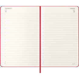 Calendrier 12M Daily 2026 Hardcover Large Red dans le groupe Papiers & Blocs / Calendriers et agendas / Calendriers 12 mois chez Pen Store (136084)