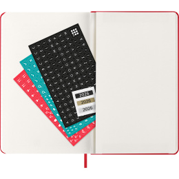 Calendrier 12M Daily 2026 Hardcover Large Red dans le groupe Papiers & Blocs / Calendriers et agendas / Calendriers 12 mois chez Pen Store (136084)