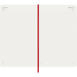 Calendrier 12M Daily 2026 Softcover Large Red dans le groupe Papiers & Blocs / Calendriers et agendas / Calendriers 12 mois chez Pen Store (136085)