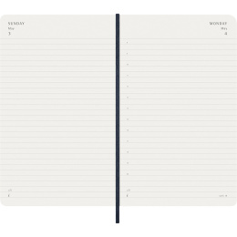 Calendrier 12M Daily 2026 Softcover Large Sapphire Blue dans le groupe Papiers & Blocs / Calendriers et agendas / Calendriers 12 mois chez Pen Store (136087)