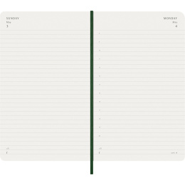 Calendrier 12M Daily 2026 Softcover Large Myrtle Green dans le groupe Papiers & Blocs / Calendriers et agendas / Calendriers 12 mois chez Pen Store (136088)
