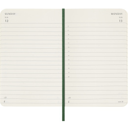 Calendrier 12M Daily 2026 Softcover Pocket Myrtle Green dans le groupe Papiers & Blocs / Calendriers et agendas / Calendriers 12 mois chez Pen Store (136089)