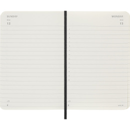 Calendrier 12M Daily 2026 Softcover Pocket Black dans le groupe Papiers & Blocs / Calendriers et agendas / Calendriers 12 mois chez Pen Store (136091)