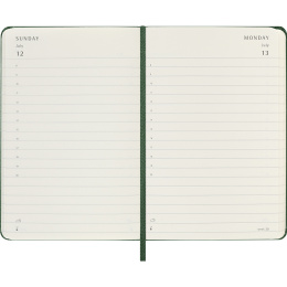 Calendrier 12M Daily 2026 Hardcover Pocket Myrtle Green dans le groupe Papiers & Blocs / Calendriers et agendas / Calendriers 12 mois chez Pen Store (136092)