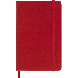 Calendrier 12M Daily 2026 Hardcover Pocket Red dans le groupe Papiers & Blocs / Calendriers et agendas / Calendriers 12 mois chez Pen Store (136093)