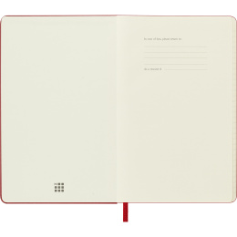 Calendrier 12M Daily 2026 Hardcover Pocket Red dans le groupe Papiers & Blocs / Calendriers et agendas / Calendriers 12 mois chez Pen Store (136093)