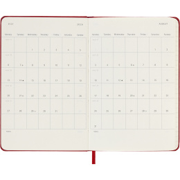 Calendrier 12M Daily 2026 Hardcover Pocket Red dans le groupe Papiers & Blocs / Calendriers et agendas / Calendriers 12 mois chez Pen Store (136093)