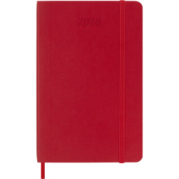 Calendrier 12M Daily 2026 Softcover Pocket Red dans le groupe Papiers & Blocs / Calendriers et agendas / Calendriers 12 mois chez Pen Store (136094)