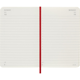 Calendrier 12M Daily 2026 Softcover Pocket Red dans le groupe Papiers & Blocs / Calendriers et agendas / Calendriers 12 mois chez Pen Store (136094)