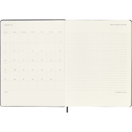 Calendrier 12M Weekly Vertical PRO 2026 Hardcover XL Black dans le groupe Papiers & Blocs / Calendriers et agendas / Calendriers 12 mois chez Pen Store (136101)