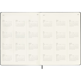 Calendrier 12M M+ Digital Planner Weekly Vertical 2026 XL Black dans le groupe Papiers & Blocs / Calendriers et agendas / Calendriers 12 mois chez Pen Store (136102)