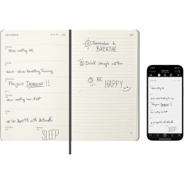 Calendrier 12M M+ Digital Planner Weekly Note 2026 Large Black dans le groupe Papiers & Blocs / Calendriers et agendas / Calendriers 12 mois chez Pen Store (136103)